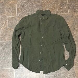 Banana Republic Forest Green Casual Shirt